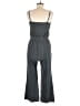 UpWest 100% Cotton Solid Gray Jumpsuit Size S - photo 2