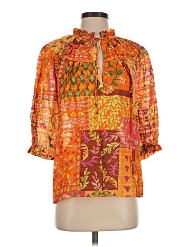 Marie Oliver 3/4 Sleeve Blouse (view 1)