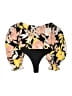 Lulus 100% Polyester Yellow 3/4 Sleeve Blouse Size XS - photo 1