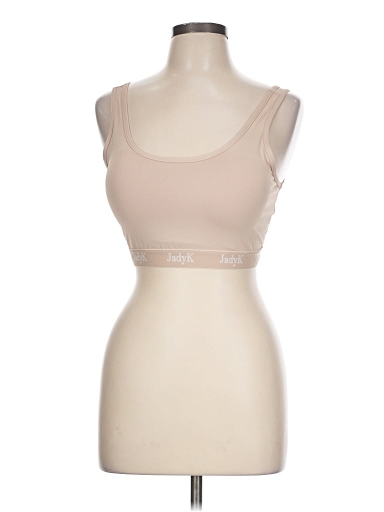 Pre-owned Assorted Brands Tank Top Tan Strapless Neckline Tops