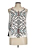 Xhilaration 100% Polyester White Sleeveless Blouse Size M - photo 1