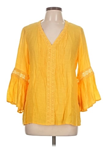 Counterparts 3/4 Sleeve Blouse (view 1)