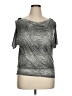 B.wear Metallic Silver Short Sleeve T-Shirt Size XL - photo 1