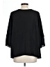 DR2 100% Polyester Black 3/4 Sleeve Blouse Size L - photo 2