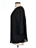 DR2 100% Polyester Black 3/4 Sleeve Blouse Size L - photo 5