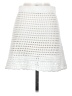 Lulus 100% Cotton White Casual Skirt Size S - photo 2