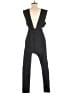 Love & Other Things Solid Black Jumpsuit Size 12 - photo 2