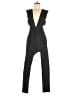 Love & Other Things Solid Black Jumpsuit Size 12 - photo 1