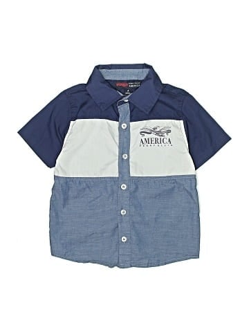 Perry Ellis Short Sleeve Button-Down Shirt (view 1)