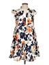 Shein Print Blue Casual Dress Size 4 - photo 1