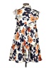Shein Print Blue Casual Dress Size 4 - photo 2