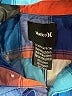 Hurley Plaid Blue Short Sleeve Button-Down Shirt Size 0-3 mo - photo 3
