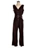 Ann Taylor LOFT Solid Brown Jumpsuit Size 2 - photo 1