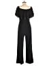 Frank Lyman Design Solid Black Jumpsuit Size 10 - photo 2