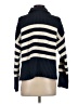 Madewell Stripes Blue Turtleneck Sweater Size XS - photo 2