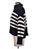 Madewell Stripes Blue Turtleneck Sweater Size XS - photo 5