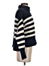Madewell Stripes Blue Turtleneck Sweater Size XS - photo 4