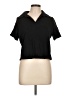 Express 100% Cotton Black Short Sleeve Top Size L - photo 1