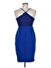 Bebe Solid Blue Cocktail Dress Size 6 - photo 2