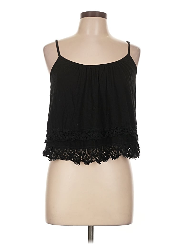 Pre-owned Garage Sleeveless Blouse In Black