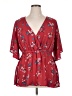 Torrid Red Kimono Size 1X (1) - photo 1