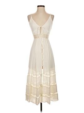 short lace dress styles PREORDER: Hope Ruffle Hem Lace Mini Dress Cream / M main image 0