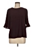 CeCe Burgundy 3/4 Sleeve Top Size M - photo 1