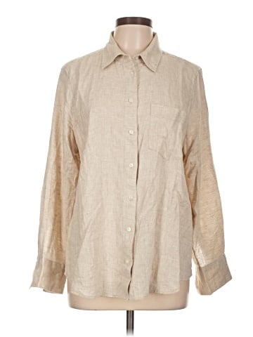 Banana Republic Factory Store Long Sleeve Button-Down Shirt (view 1)