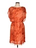 MICHAEL Michael Kors 100% Polyester Paisley Orange Cocktail Dress Size L - photo 1