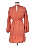 Shein 100% Polyester Solid Orange Casual Dress Size M - photo 2