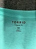 Torrid Teal Short Sleeve Top Size Med Plus (00) - photo 7