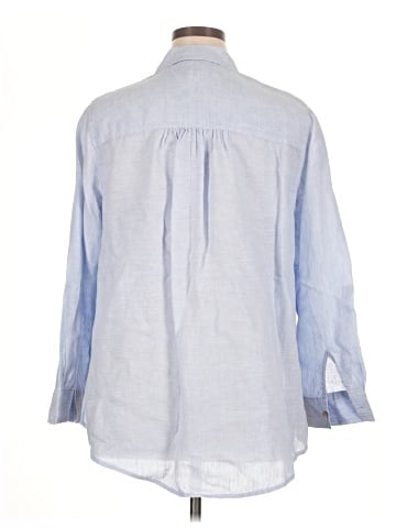 Sigrid Olsen Long Sleeve Button-Down Shirt (view 2)