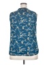 Papermoon 100% Polyester Blue Sleeveless Blouse Size XXL - photo 2