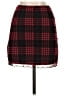 Lily Rose Plaid Red Casual Skirt Size XS - photo 2