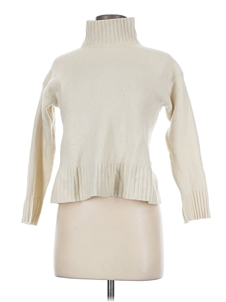 Pre-owned Everlane Wool Pullover Sweater In Ivory