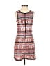 Ella Moss 100% Polyester Graphic Orange Casual Dress Size 12 - photo 2