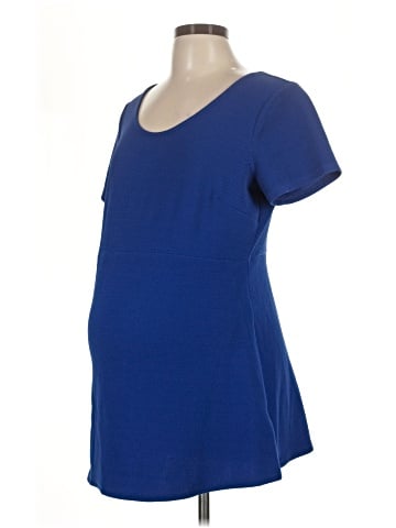 Motherhood Short Sleeve Blouse (view 1)