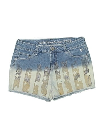 Justice Denim Shorts (view 1)