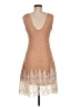 Ryu 100% Acrylic Tan Casual Dress Size M - photo 2