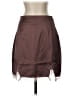 Unbranded Solid Brown Casual Skirt Size S - photo 1