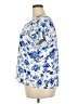 Papermoon 100% Rayon Blue Short Sleeve Blouse Size 2X - photo 5