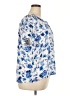 Papermoon 100% Rayon Blue Short Sleeve Blouse Size 2X - photo 4