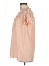 Darling 100% Polyester Pink Short Sleeve Blouse Size L - photo 5