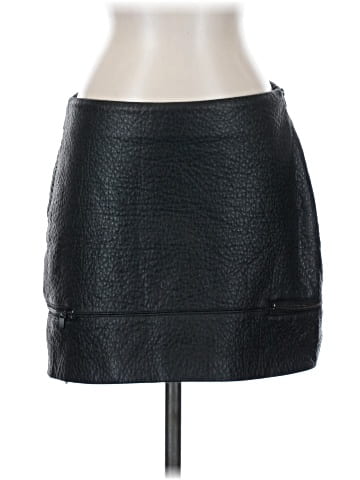 Trafaluc by Zara Faux Leather Skirt (view 1)