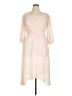 DKNY 100% Polyester Ivory Cocktail Dress Size 14 - photo 1