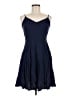 Gap 100% Rayon Solid Blue Casual Dress Size M - photo 1