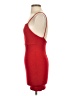 Solemio Solid Red Cocktail Dress Size S - photo 5