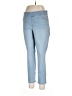 Nine West Solid Blue Jeggings Size 12 - photo 1