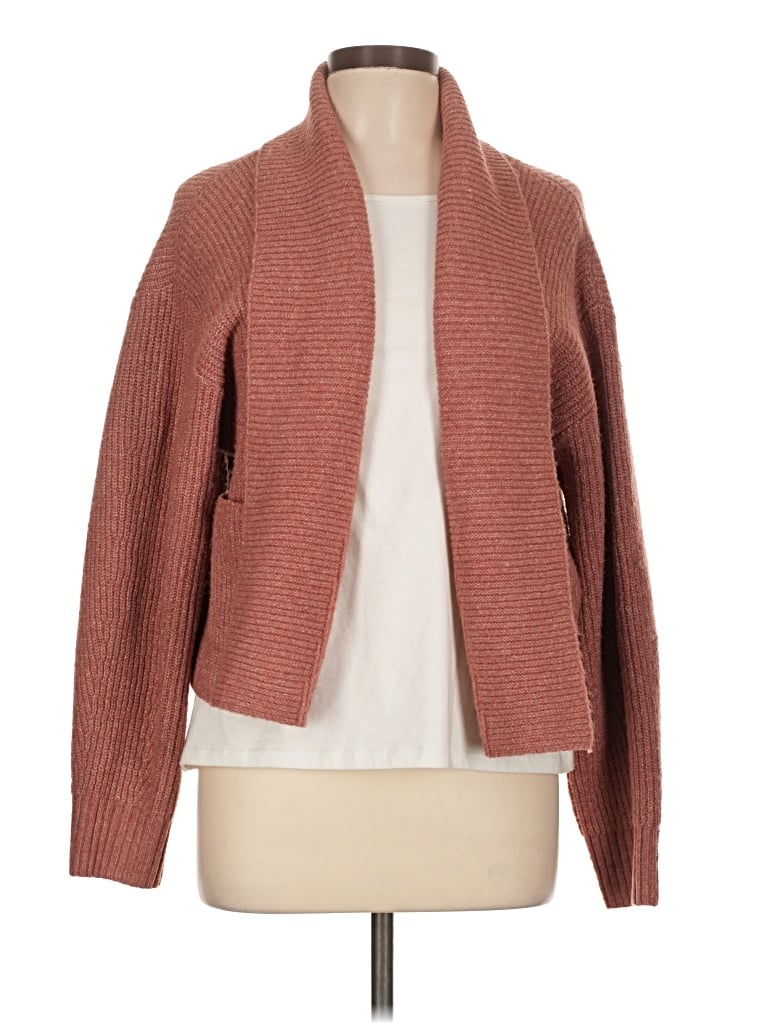 Pre-owned Assorted Brands Cardigan Sweater In Brown