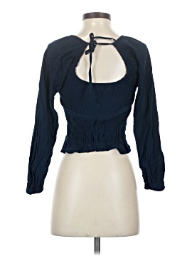 Madewell Twill Tie-Back Cutout Top (view 2)